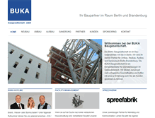 Tablet Screenshot of buka-baugesellschaft.de